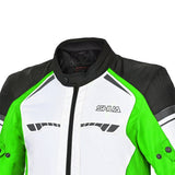 SHUA IMMORTAL Moto Casaco Gelo Verde Preto - Imagem frontal superior da Casacos