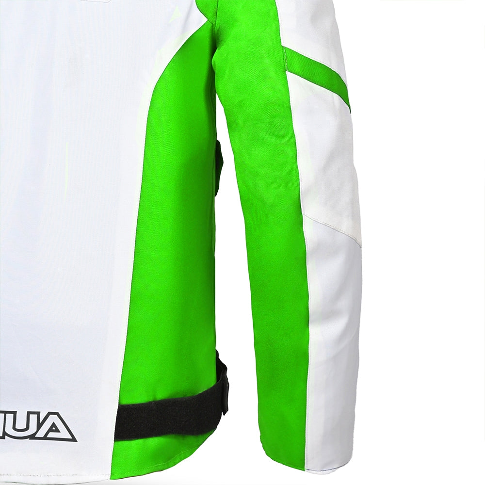 SHUA IMMORTAL Moto Casaco Gelo Verde Preto - Imagem traseira direita da Casacos