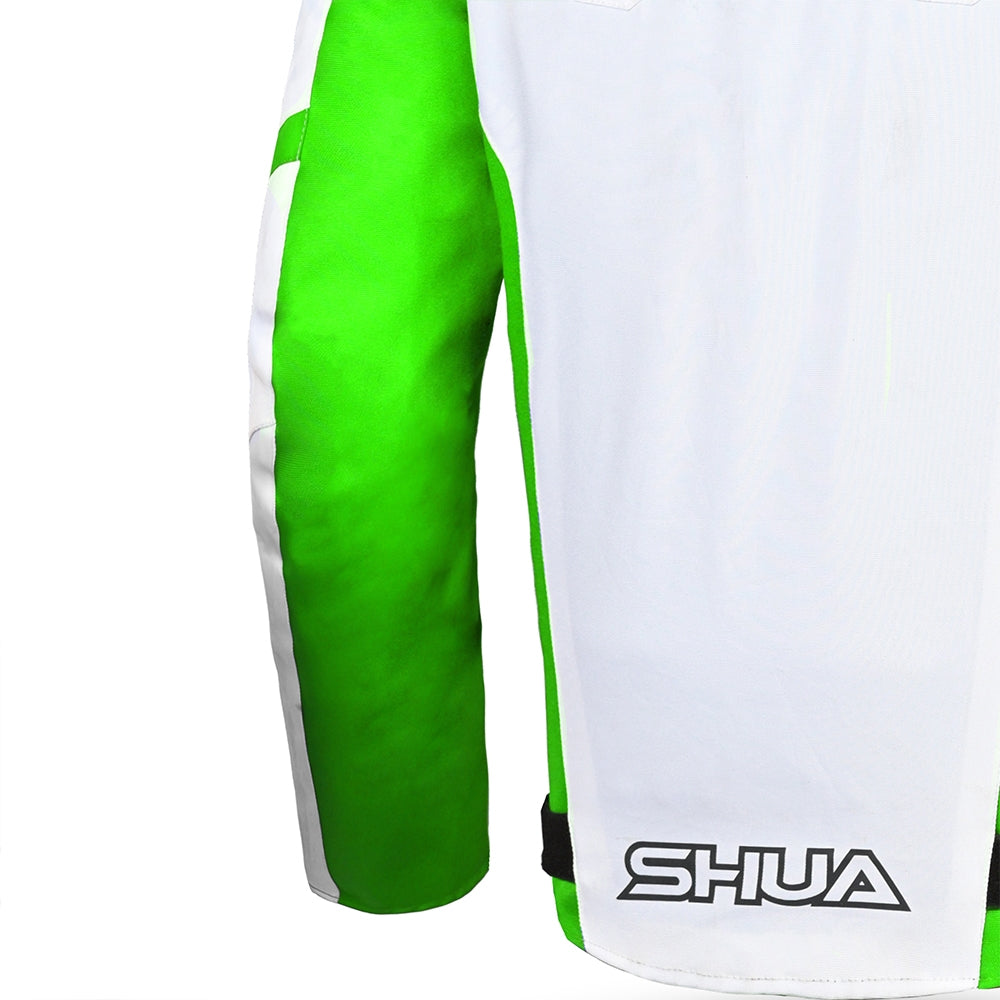 SHUA IMMORTAL Moto Casaco Gelo Verde Preto - Imagem traseira esquerda da Casacos