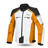 SHUA IMMORTAL Motorcycle Jacket Ice Orange Black