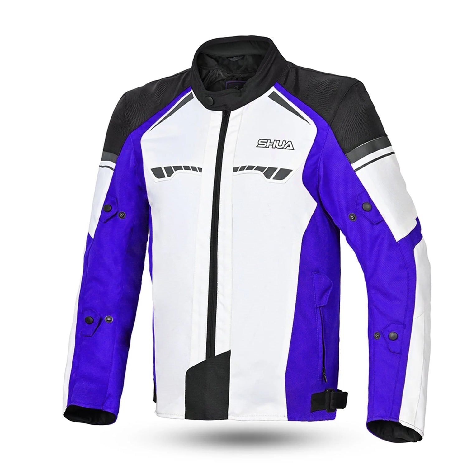 SHUA IMMORTAL Motorcycle Jackets Ice Blue Black – 1 – Maximomoto PT
