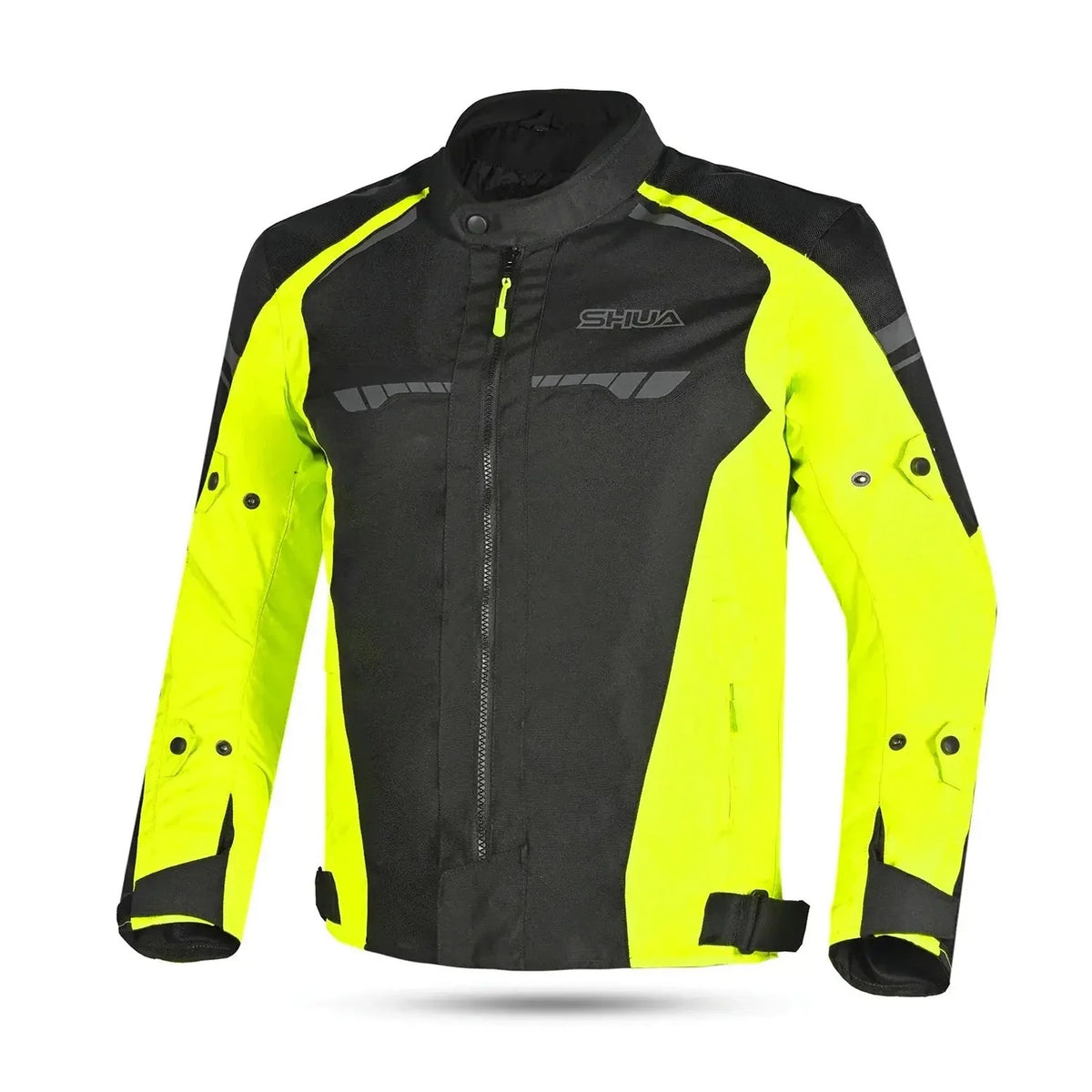 SHUA IMMORTAL Moto Cascos Preto Fluorescente Amarelo