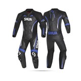 SHUA INFINITY 1 PC Moto Homem Fatos Preto Azul - Imagem dupla de ternos