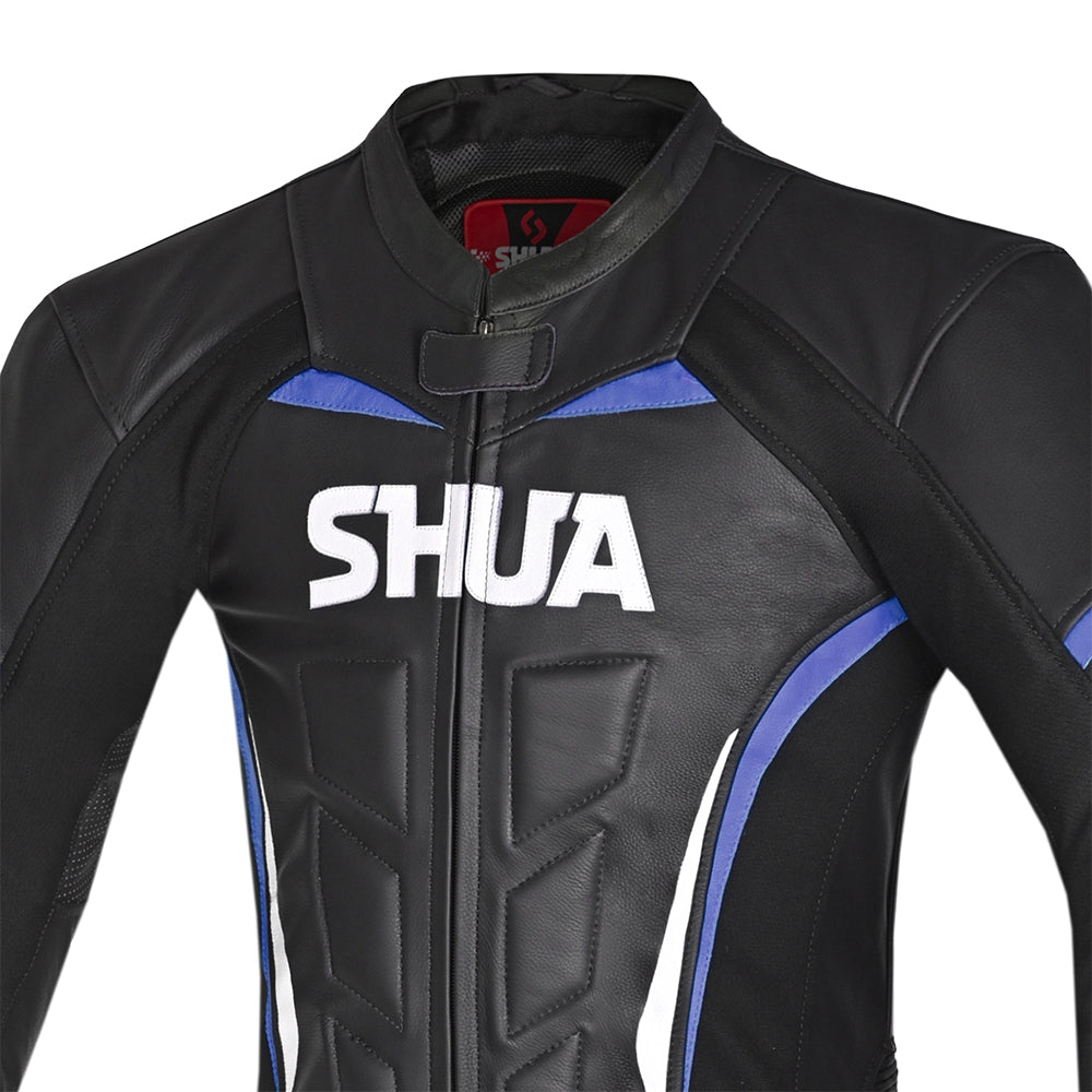 SHUA INFINITY 1 PC Moto Homem Fatos Preto Azul - imagem parte superior peito do terno