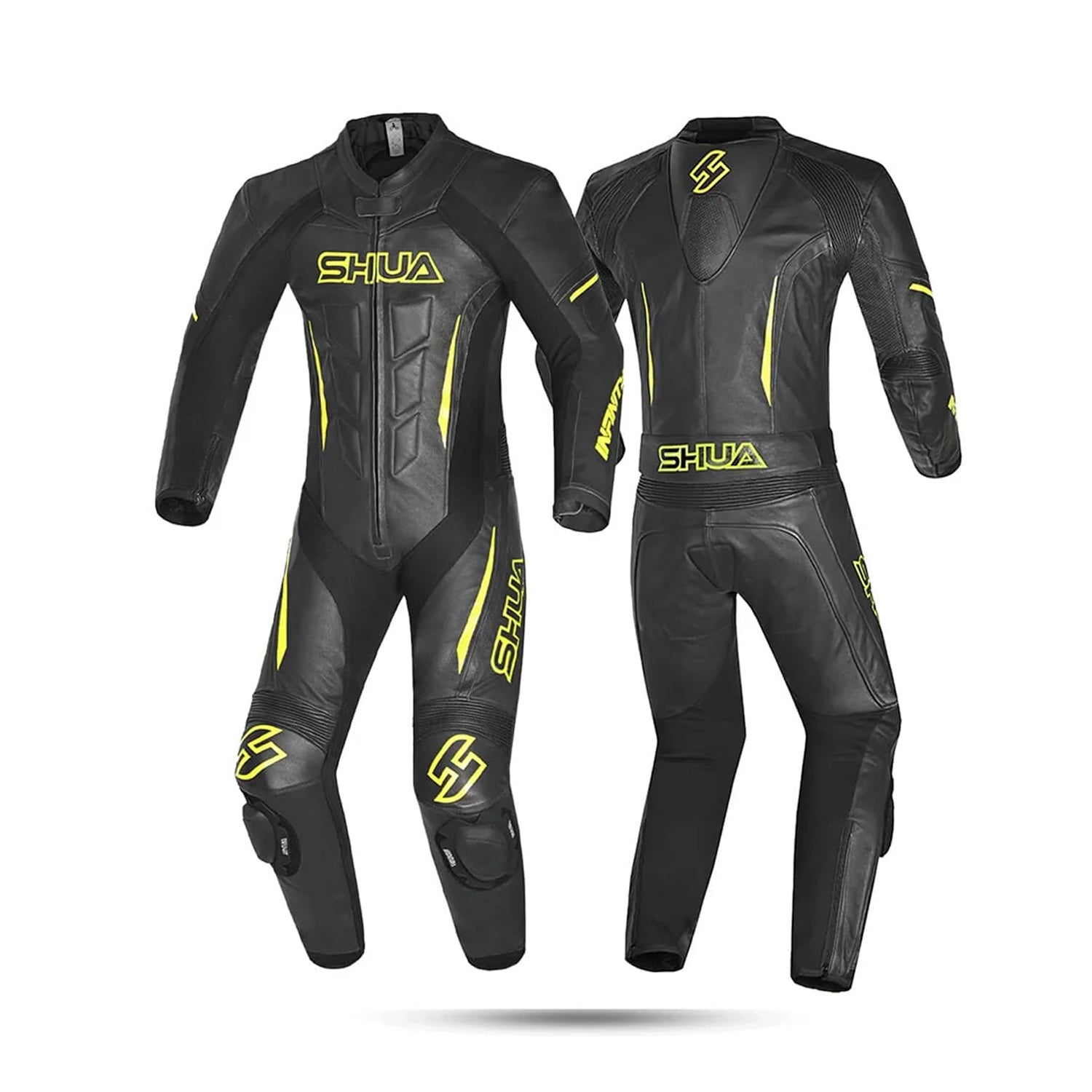 SHUA INFIITY 1 PC Fatos De Moto Homem Preto Fluor Amarillo – 2 – Maximomoto PT