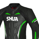 SHUA INFINITY 1 PC Motorcycle Men's Suits Black Green