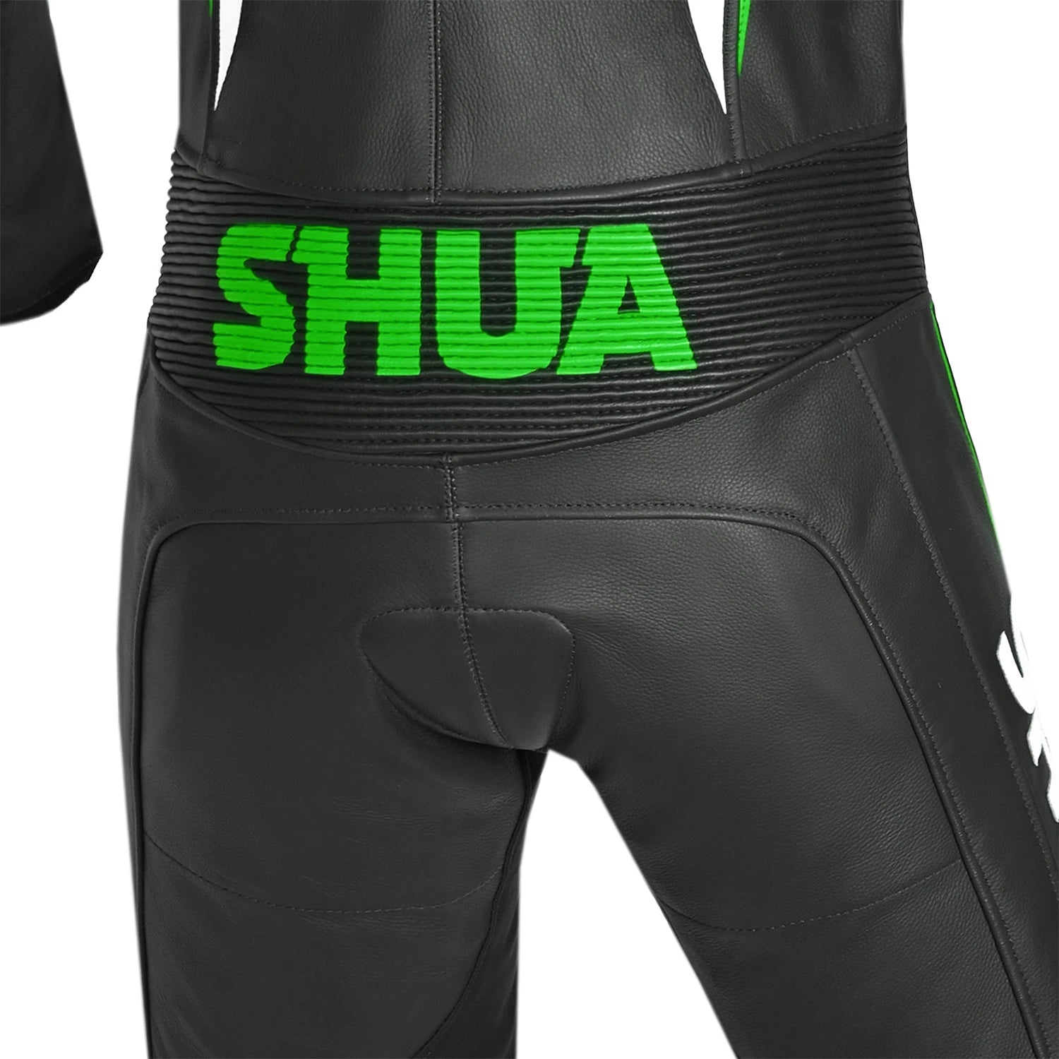 SHUA INFINITY 1 PC Motorcycle Men's Suits Black Green – 7 – Maximomoto PT