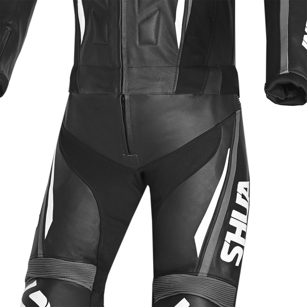 SHUA MONO 2 PC INFINITY Moto Homem Fatos Preto Antracite - Imagem central do traje de frente.
