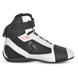 SHUA PULSE Moto Urban Botas Preto Branco Vermelho