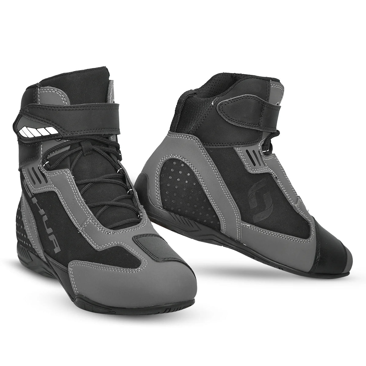 SHUA PULSE Urbano Botas De Moto Preto Cinza