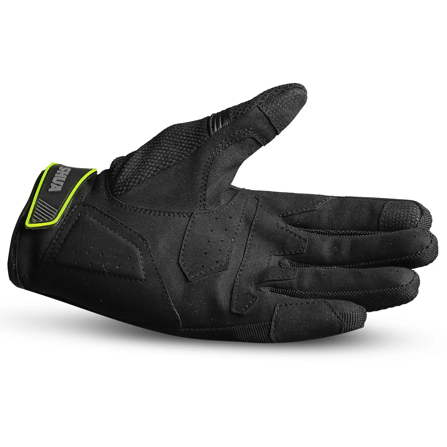 SHUA SEA BREEZE Luvas De Moto Preto Amarillo – 4 – Maximomoto PT