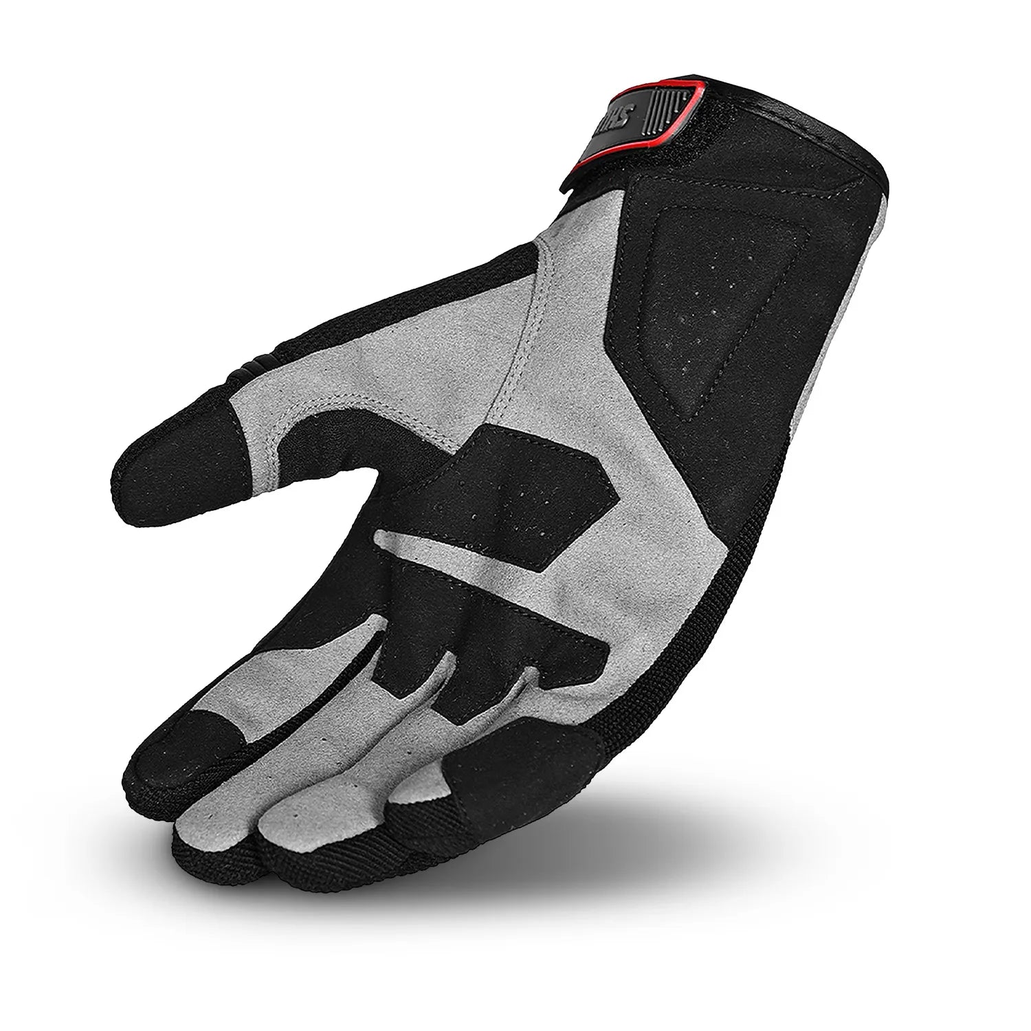 SHUA SEA BREEZE LUVAS DE MOTO PRETO CINZA VERMELHO – 4 – Maximomoto PT