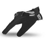 SHUA SHOT Moto Textil Curto Luvas Preto Cinza