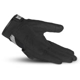 SHUA SHOT Moto Textil Curto Luvas Preto Cinza