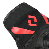 SHUA SHOT Moto Textil Curto Luvas Preto Vermelho