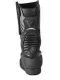 SHUA SUPER TECH Moto Couro Botas Preto - Imagem do verso de Boots