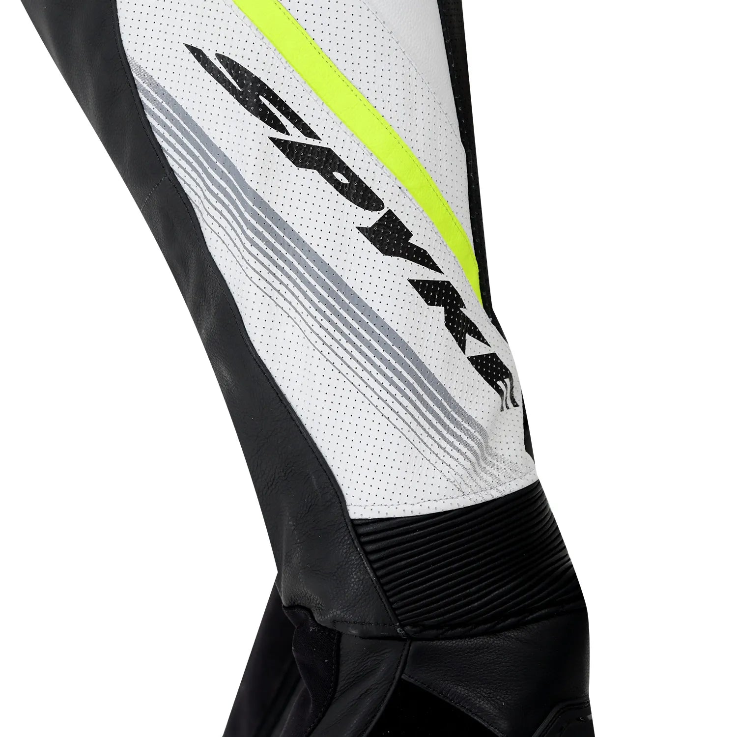 SPYKE ESTORIL 1PC FATOS DE MOTO PRETO BRANCO AMARELO FLUO – 6 – Maximomoto PT