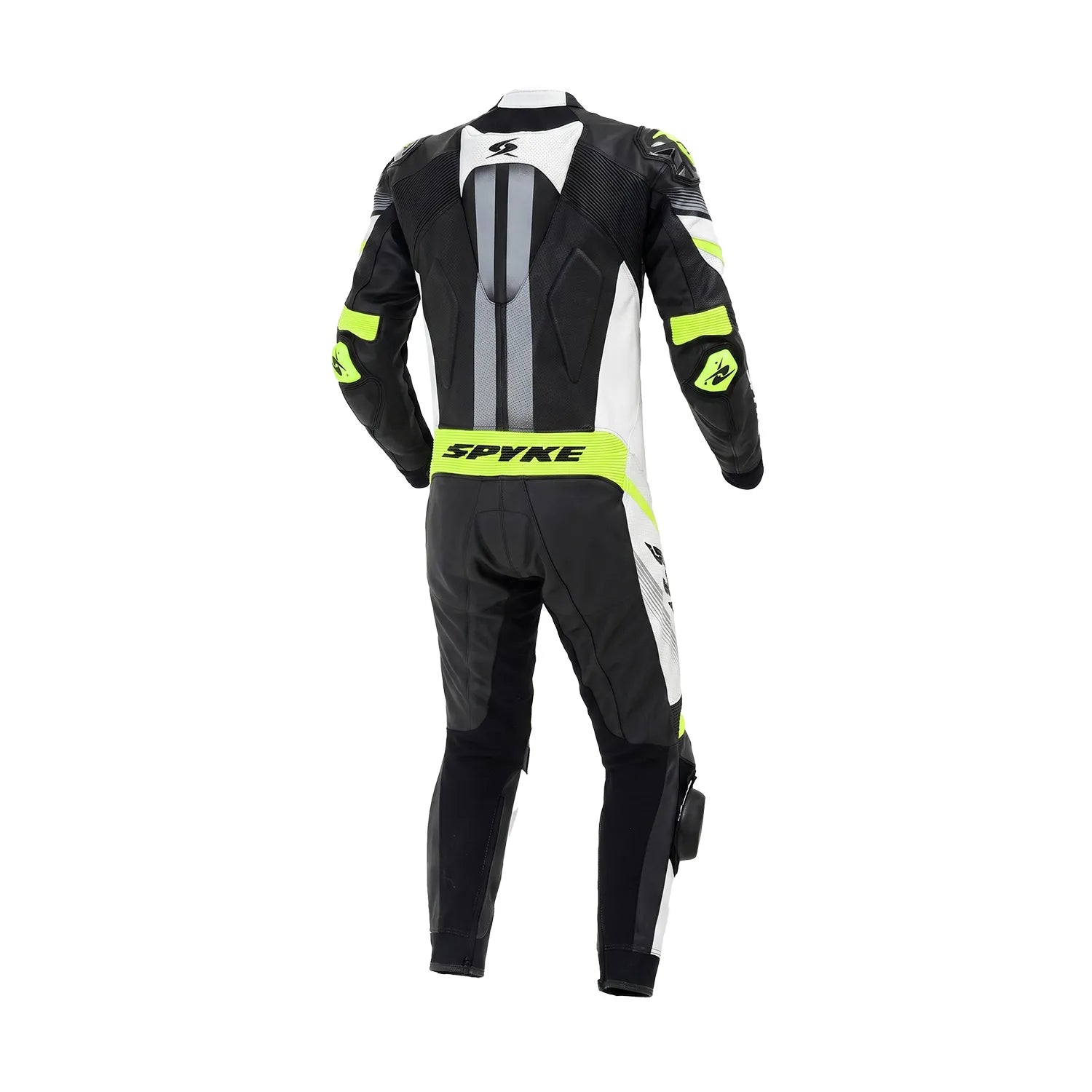SPYKE ESTORIL 1PC FATOS DE MOTO PRETO BRANCO AMARELO FLUO – 3 – Maximomoto PT