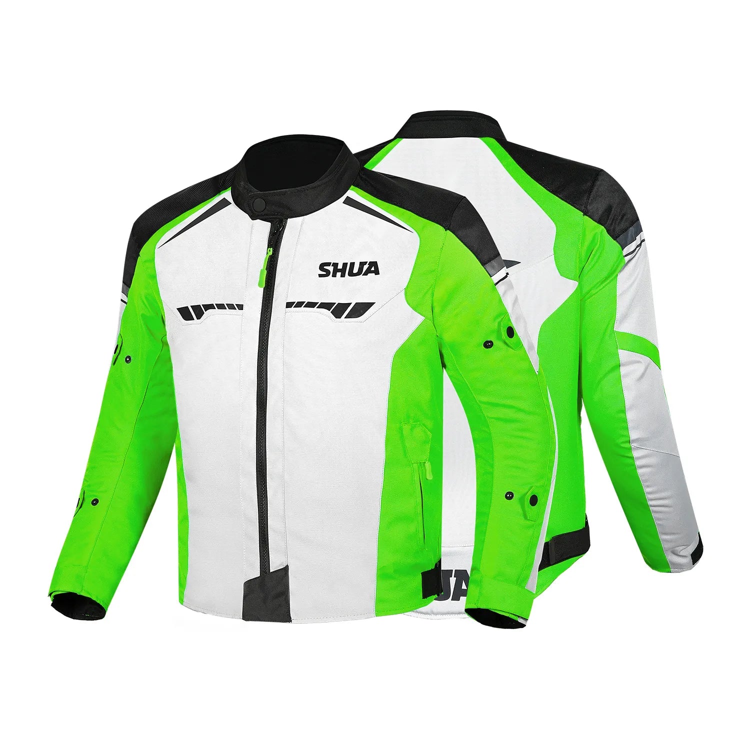 SHUA IMMORTAL Motorcycle Jacket Ice Green Black – 3 – Maximomoto PT