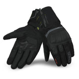 SHUA THERMAL THAW Luvas De Moto Preto Amarillo Fluor