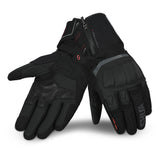 SHUA THERMAL THAW Luvas De Moto Preto Vermelho