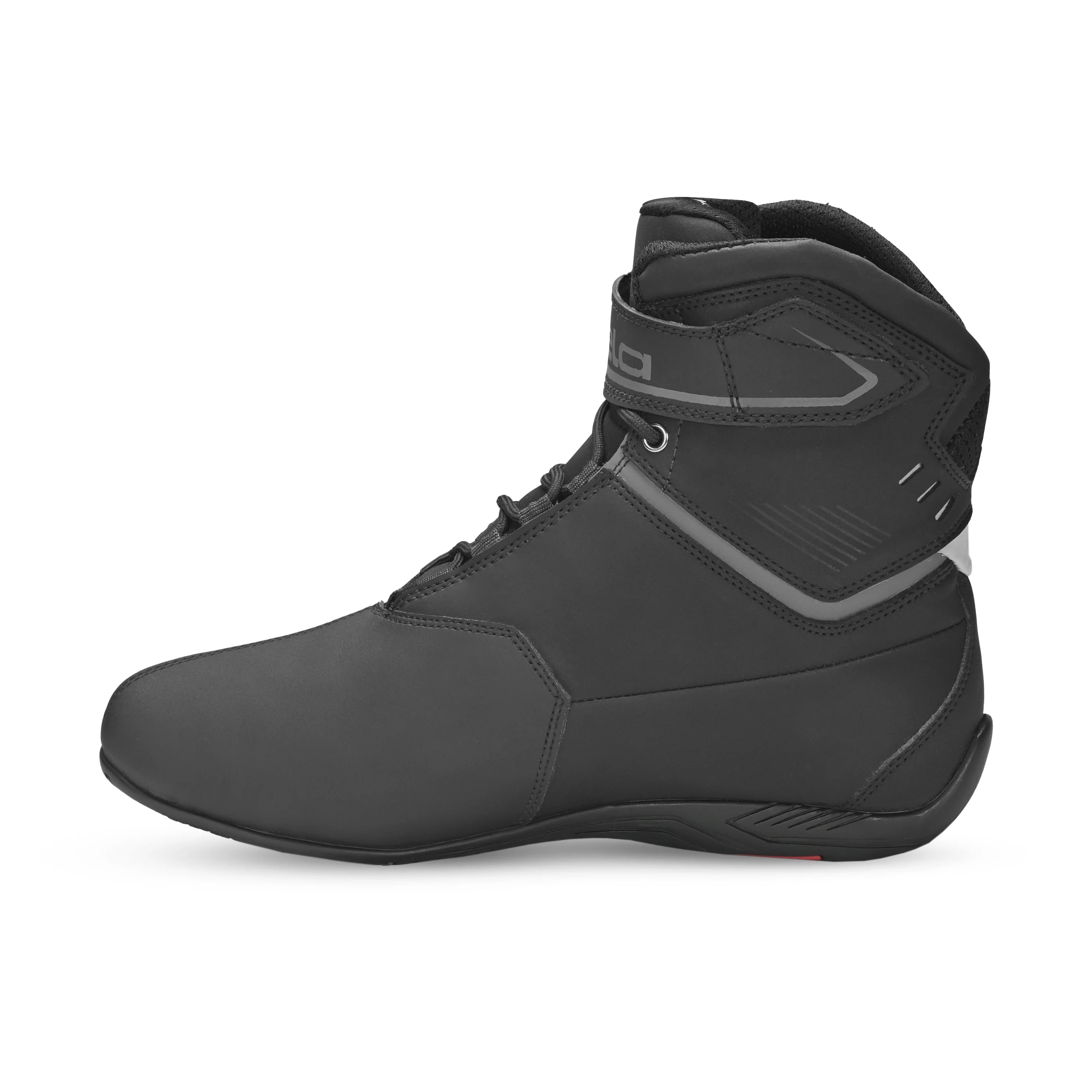 BELA BLAZE Moto Couro Botas Homem Preto