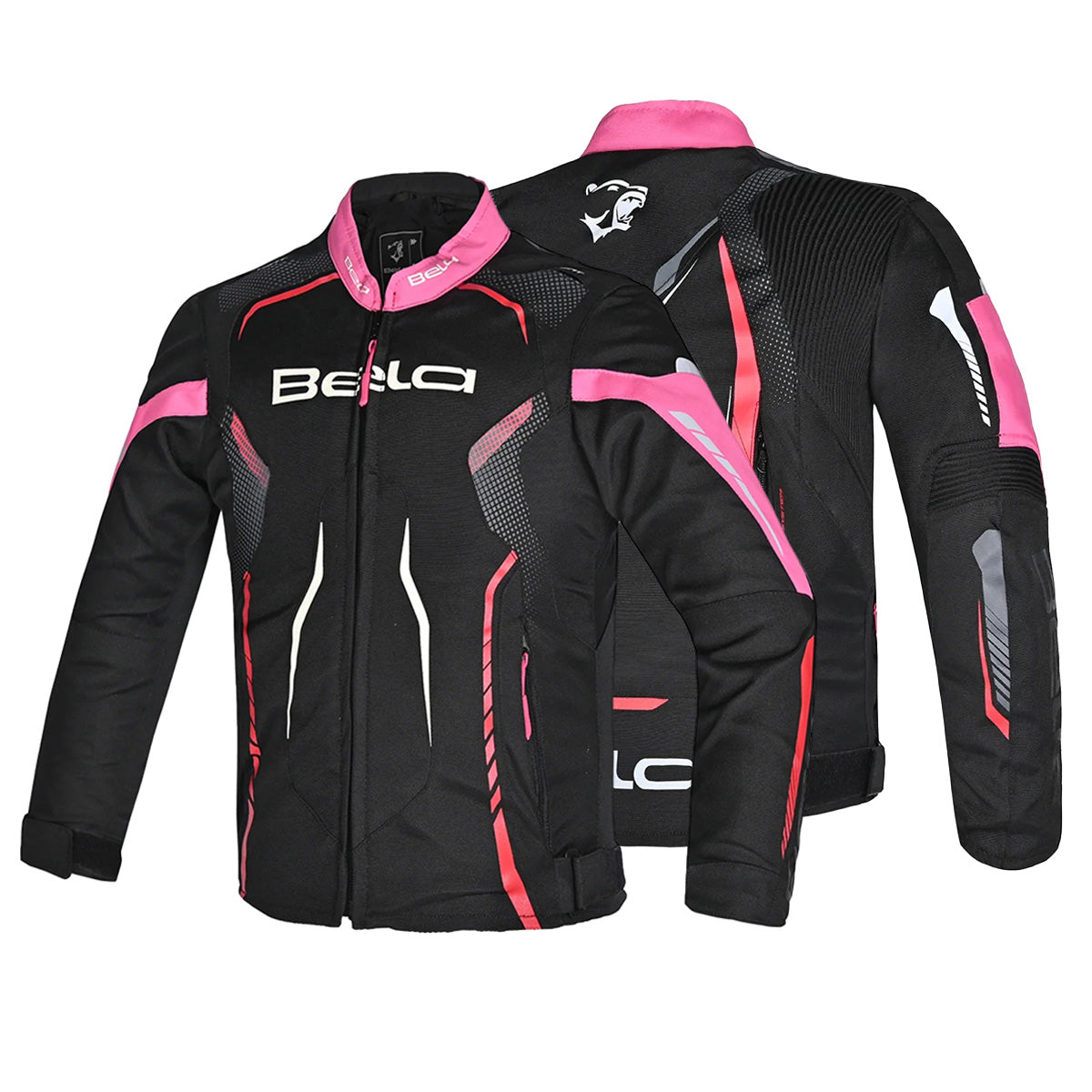 BELA STAR LIGHT Moto Júnior Textil Casacos Preto Rosa