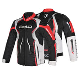 BELA STAR LIGHT Moto Júnior Textil Casacos Gelo Vermelho Preto