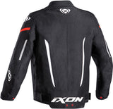 IXON STRIKER NIÑOS Moto Textil Chaqueta Negro Blanco