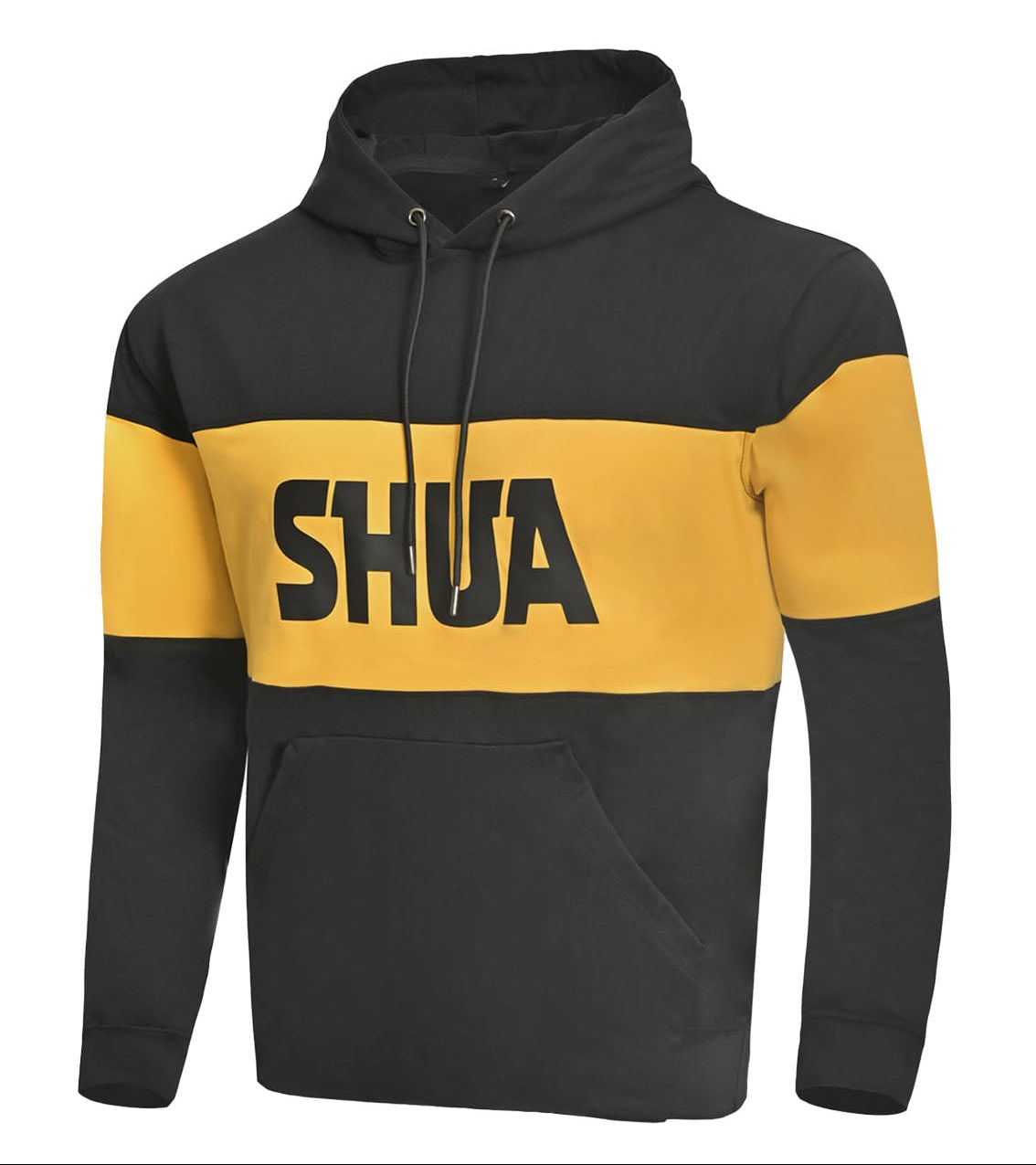 SHUA LAYER Moto Textil Capuz Preto Amarelo