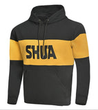 SHUA LAYER Moto Textil Capuz Preto Amarelo