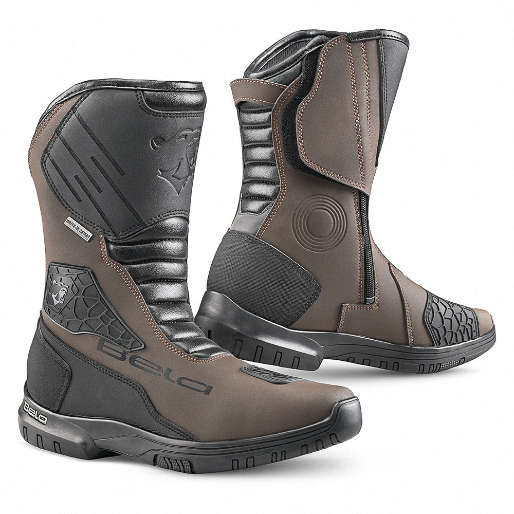 BELA - Botas Piel Gladiator Negro/Marrón