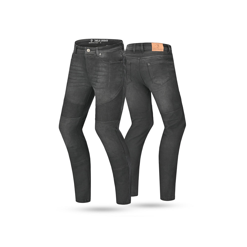 BELA URBAN DENIM JEANS Moto Senhora Vaquero Calcas Preto