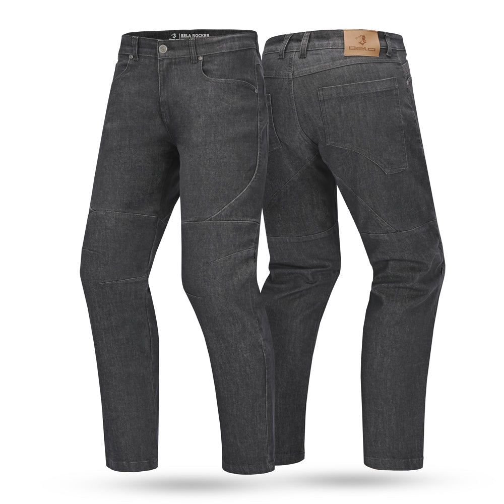 BELA ROCKER Denim Jeans Moto Calcas Cinza 30L – 2 – Maximomoto PT