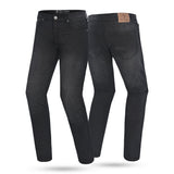 BELA RIO Slim Fit Jeans Moto Homem Calcas Preto 32L Inseam