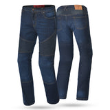 BELA URBAN Denim Jeans Moto Senhora Calcas Oscura Azul