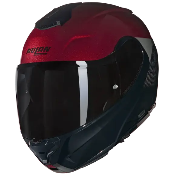NOLAN X-1005 ULTRA CARBON Verniciatura Speciale 341 Casco Modular Rosso Viscerale – 2 – Maximomoto PT