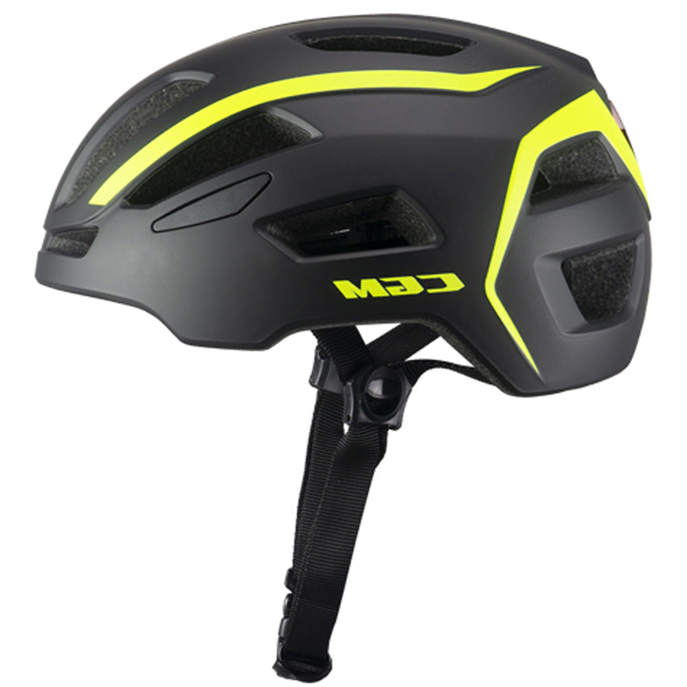 CGM 854G VIALE BICO Graphite Yellow Fluorescent Matte Bicycle Shell – 2 – Maximomoto PT