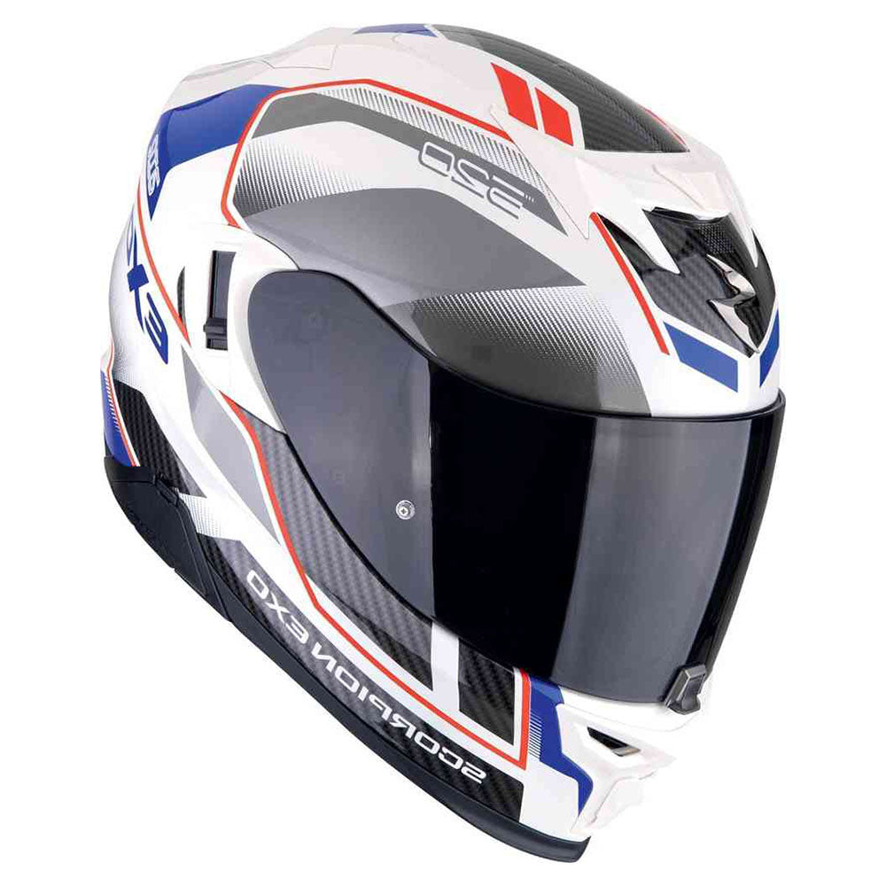 SCORPION EXO 520 AIR LENA MOTORCYCLE FULL-FACE HELMET WHITE BLUE – 2 – Maximomoto PT
