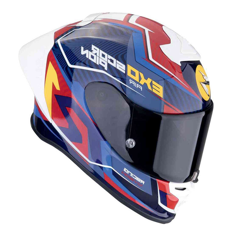 SCORPION EXO-R1 EVO AIR COUP light Casco Azul Red Amarillo – 2 – Maximomoto PT