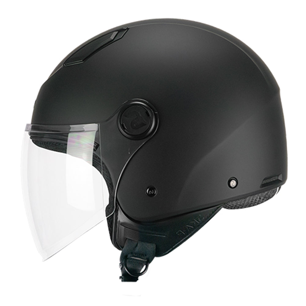 SKA-P 1LHA LUKE MONO Jet Casco Negro mate – 2 – Maximomoto PT
