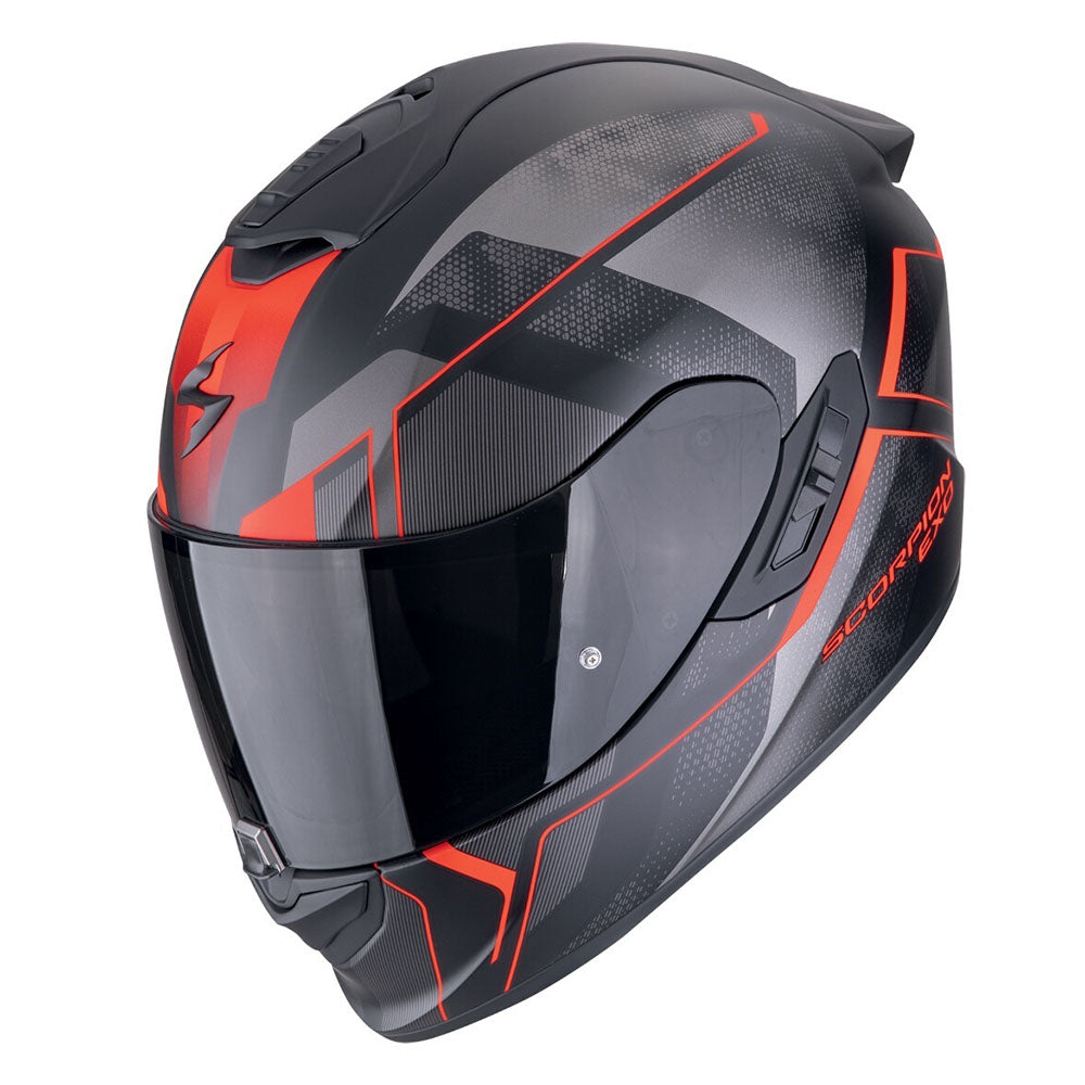 SCORPION EXO-1400 EVO AIR INTENSIO INTEGRAL CASCO Matte red red – 1 – Maximomoto PT