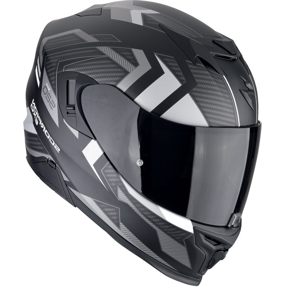 SCORPION EXO-520 EVO AIR SENSUS Integral Casco Preto Plata – 2 – Maximomoto PT