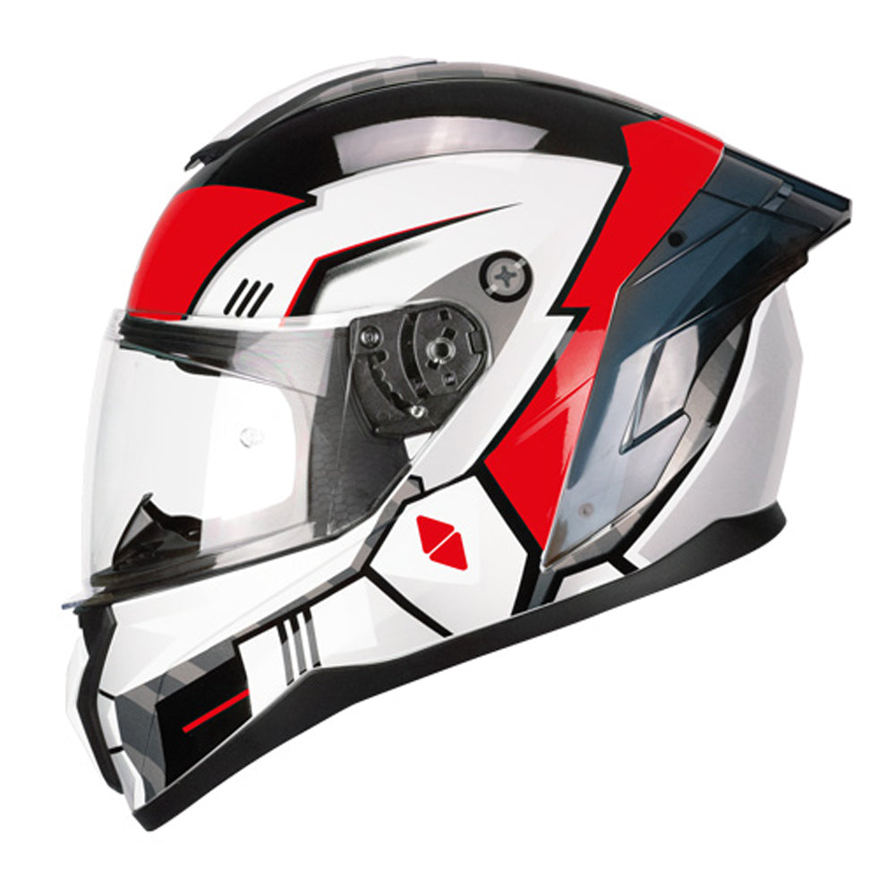 CGM 330S RIOT SPACE Integral Moto Casco Blanco Preto Rojo – 1 – Maximomoto PT