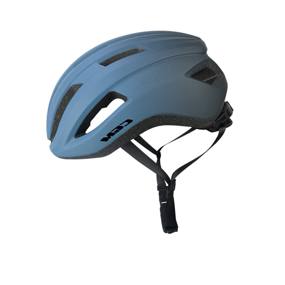 CGM 851G CENTRO URBAN Bicicleta Casco Azul Claro Negro Mate