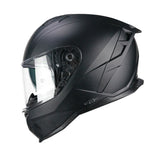 CGM 363 SHOT MONO Integral Moto Casco Negro Mate