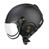 CGM 801V JET EBI VINTAGE Abierto Casco Negro Opaco