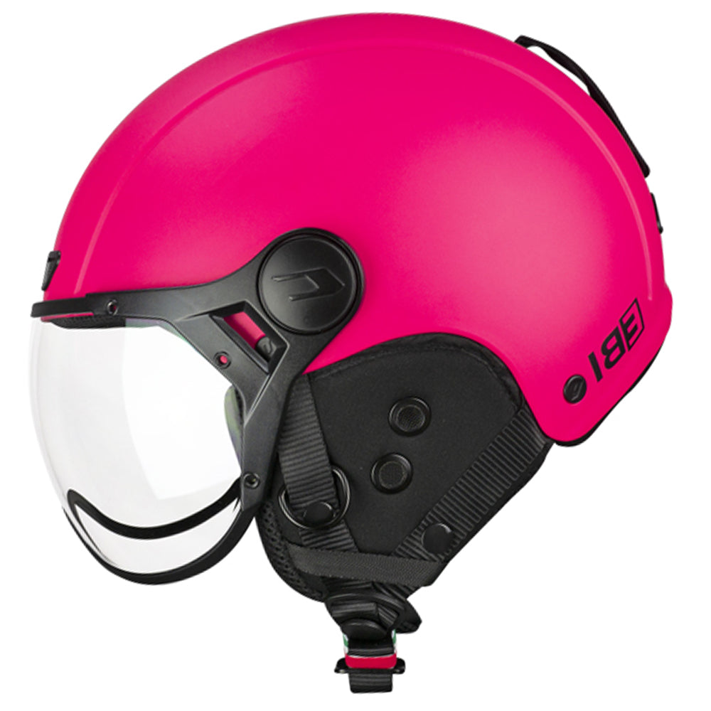 CGM 801A JET EBI MONO Abierto Casco Rosa Neón Mate – 2 – Maximomoto PT