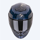 SCORPION - EXO R1 EVO CARBON AIR ONYX INTEGRAL CASCO Azul