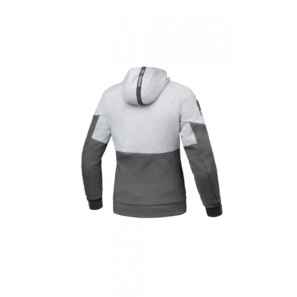 IXON Sudadera ligera y ultracómoda con inspiración deportiva  Gris Plata Fucsia – 2 – Maximomoto PT
